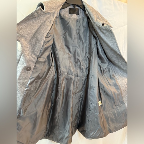 Tahari Women's Elegant Gray Trench Coat - Picture 5 of 10